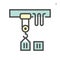 Overhead crane icon