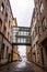 Overhead passageway / skywalk, GrevgrÃ¤nd street, Blasieholmen, Stockholm, Sweden