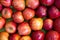 Overhead shot of a bunch of apples