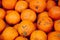 Overhead shot of mandarin oranges - perfect for background