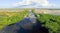 Overhead view of Everglades swamp, Florida - USA