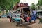 Overload truck in Myanmar