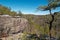 The overlook at Lilly bluff in Tennessee