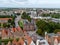 An overlook of Luebeck in Germany
