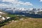 Overlook over the Rocky Mountains, Colorado