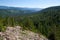 Overlook over the Rocky Mountains National Park