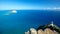 Overlook view of Kaohikaipu and Manana Island Seabird Sanctuaries as seen from Makapuu Lighthouse viewpoint on Oahu Hawaii United