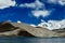 Overlooking the 7,500-meter-high Muztagh Tower from Pamirs Karakul Lake