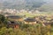 Overlooking fujian tulou Earthen in china