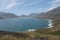 Overlooking Hout Bay harbour form the mountain side of the coast of South Africa.