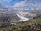 overlooking Hunza river in prestine Hunza Valley, Karakoram Highway, Pakistan
