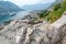 Overlooking Kotor Bay[ from mountain path leading to the fortress