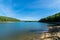 Overlooking Long Pine Reservoir in Michaux State Forest, Pennsylvania During Summer