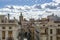 Overlooking the roofs with roof terraces and the old town of Valencia from the Porta de Sarrans, Spain