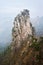 Overlooking stalagmite peak from Shixin peak