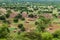 Overlooking view of a gurunsi village in Southwest Burkina Faso