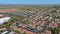 Overlooking view of a small town a Avondale in the desert of Arizona