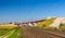 Overpass of new hi-speed railway LGV Est near Strasbourg