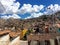 Overview of the ancient city of cusco in Peru