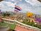 Overview Bangkok, Thailand, cityscape with open sky