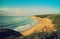 Overview of Bells Beach, Torquay, Great Ocean Road, Victoria, Australia