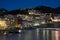 Overview of Bogliasco illuminated