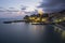 Overview of Bogliasco after the sunset