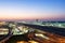 Overview Dubai International Airport DXB in the United Arab Emirates