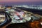 Overview Dubai International Airport Terminal 3 DXB in the United Arab Emirates