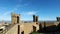 Overview of the inside of the Fortress of Montalcino in 4k