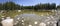 Overview of a lake in Yosemite