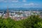 Overview of the Munster Cathedral of Our Lady and the city of Freiburg. Baden Wuerttemberg, Germany, Europe