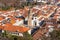 Overview of Old Town of Tomar, Portugal