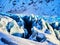 Overview over the vatnajokull glacier