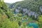 Overview of Plitvice waterfalls