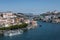 Overview from Porto downtown over Douro river