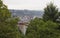 Overview of Sarria, a city along the Camino de Santiago. Galicia, Spain.