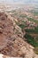 Overview of Shibam valley seen from Kawkaban, Yemen