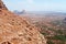 Overview of Shibam valley seen from Kawkaban, Yemen