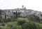 Overview of the small rural village of Saint Paul de Vence