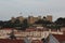 Overview of St. George Castle on the hilltop of Lisbon