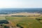 Overview Strausberg Airport aerial view in Germany