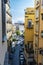 Overview of a street in Naples, Italy