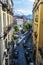 Overview of a street in Naples, Italy