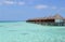 Overwater bungalows, Maldives