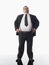 Overweight Businessman With Hands On Hips