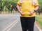 Overweight woman holding her belly. Weight loss concept