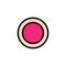 Ovum line icon, vector illustration