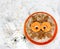 Owl cake - Halloween or birthday party dessert, delicious cream