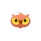 owl clipart. owl colorful flat icon